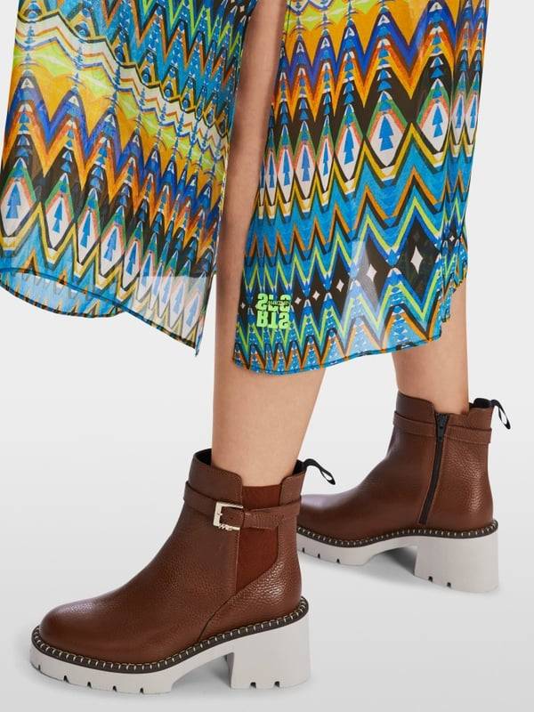 Marc Cain Viskose-Kleid In Midi