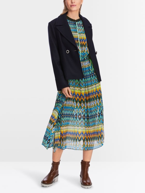 Marc Cain Viskose-Kleid In Midi