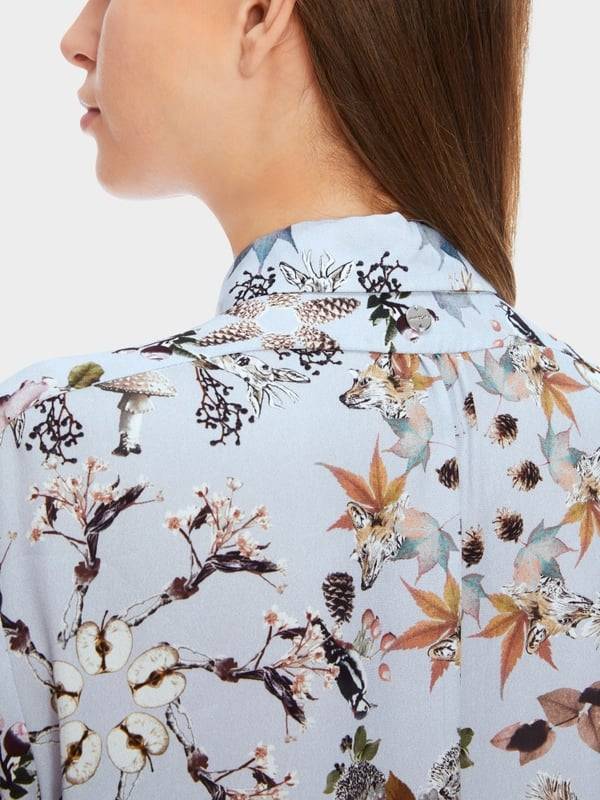 Marc Cain Viskosebluse Mit Alloverprint