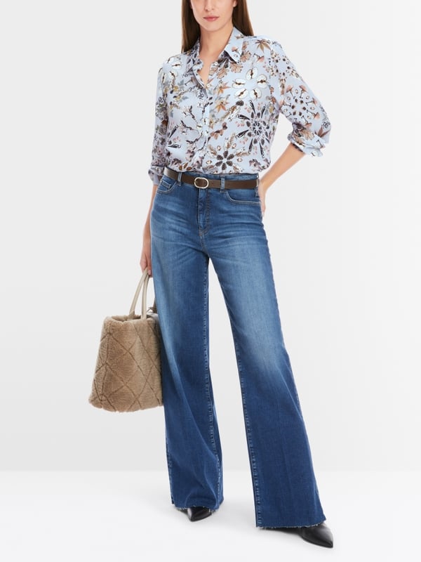 Marc Cain Viskosebluse mit Alloverprint