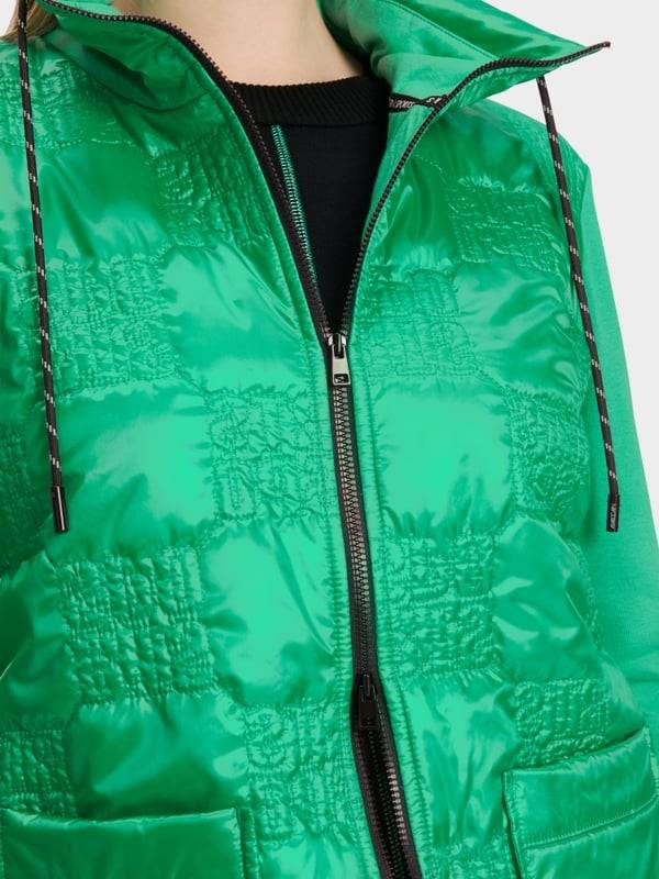 Marc Cain Wattierte Jacke Mit Gestepptem Oberstoff