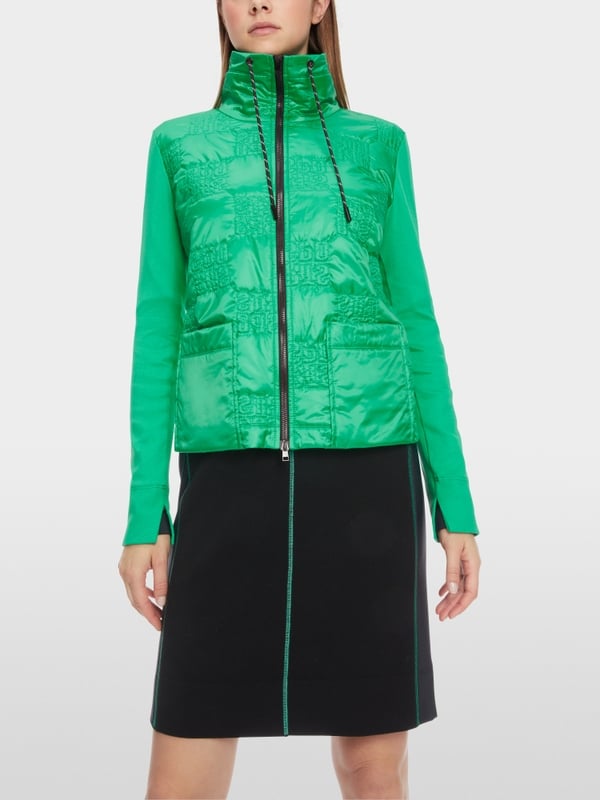 Marc Cain Wattierte Jacke Mit Gestepptem Oberstoff