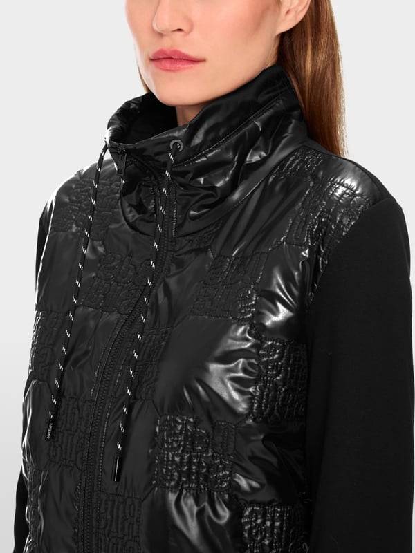 Marc Cain Wattierte Jacke Mit Gestepptem Oberstoff