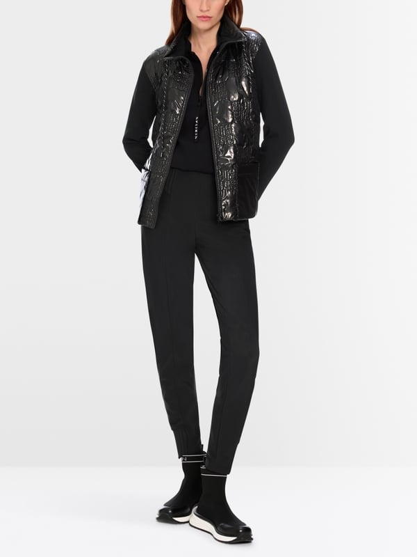 Marc Cain Wattierte Jacke mit gestepptem Oberstoff