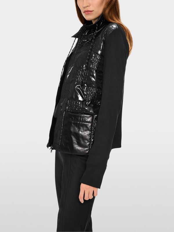 Marc Cain Wattierte Jacke Mit Gestepptem Oberstoff