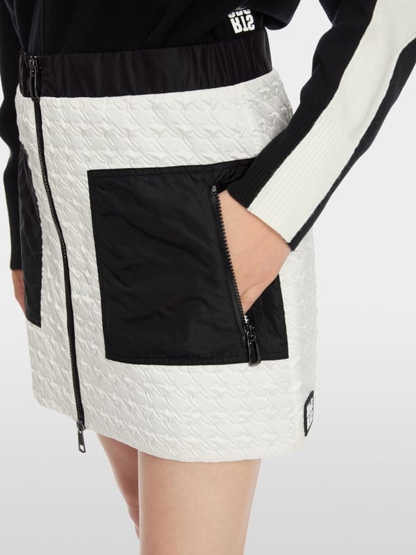 Marc Cain Wattierter Rock Mit Hahnentritt-Struktur