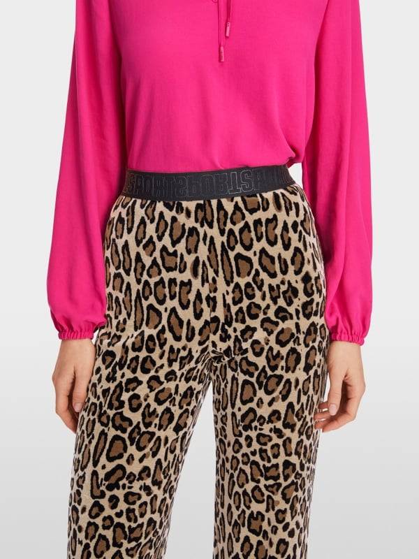 Marc Cain Weite Hose Aus Nickisamt - Modell WELBY