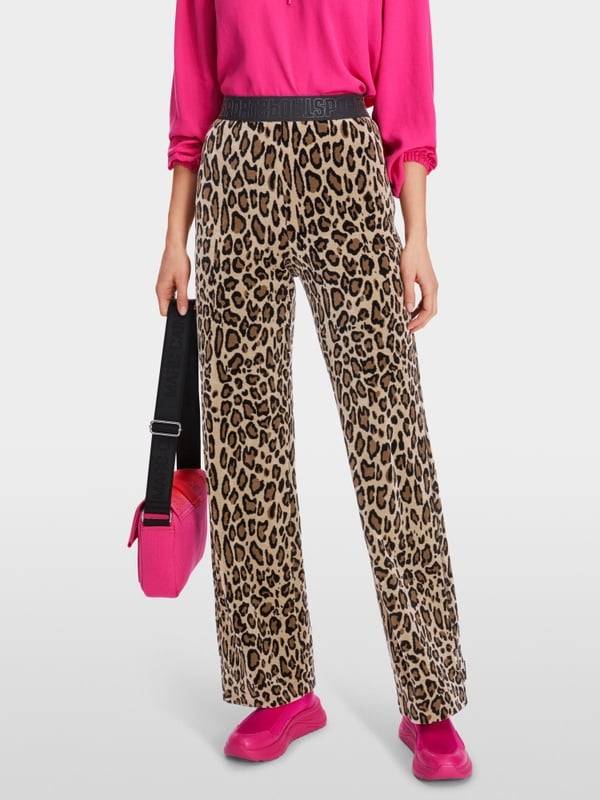 Marc Cain Weite Hose Aus Nickisamt - Modell WELBY