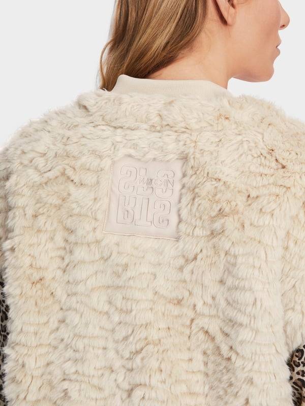 Marc Cain Weste Aus Lockigem Fun Fur