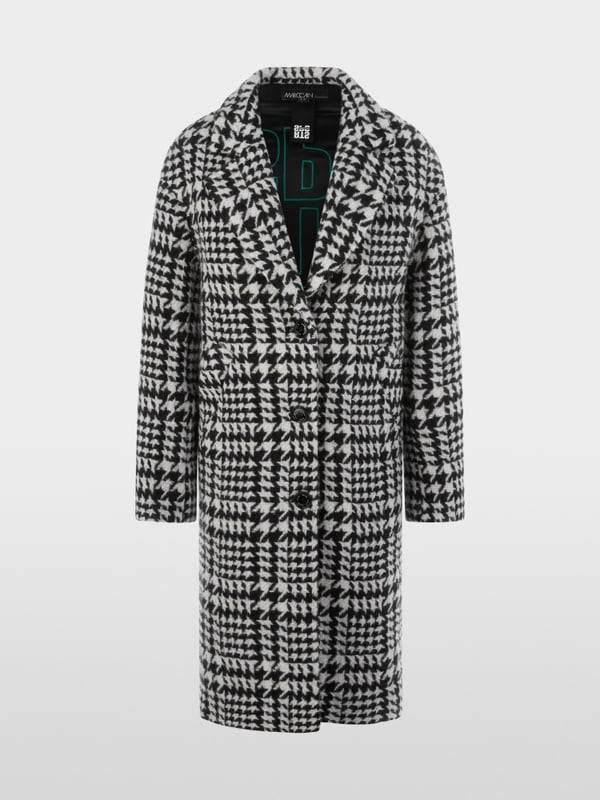 Marc Cain Wollmantel Im Chickcheck-Dessin