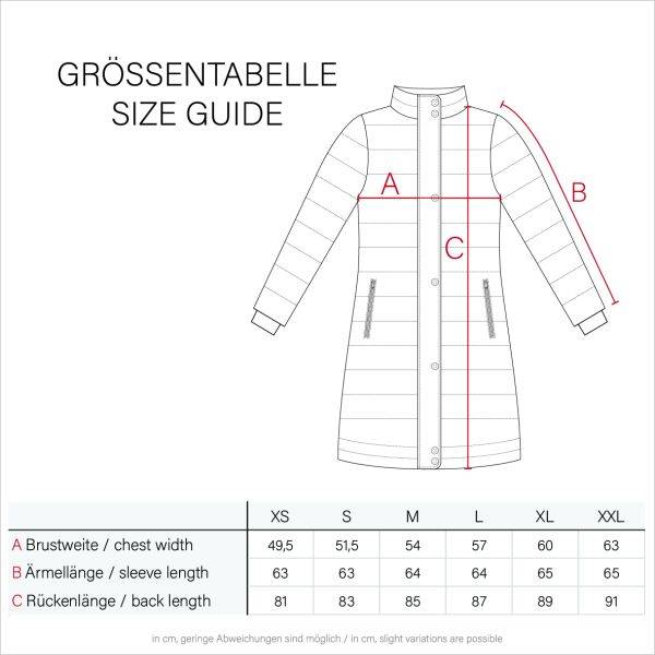 Marikoo Abendsternchen Damen Winterjacke Gesteppt