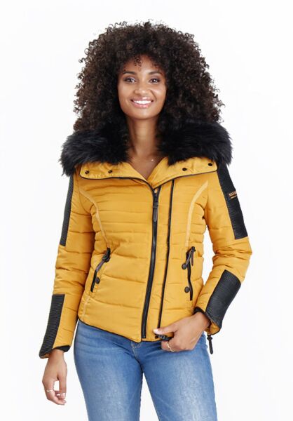 Marikoo Navahoo Yuki Damen Jacke Mit Tedyfell