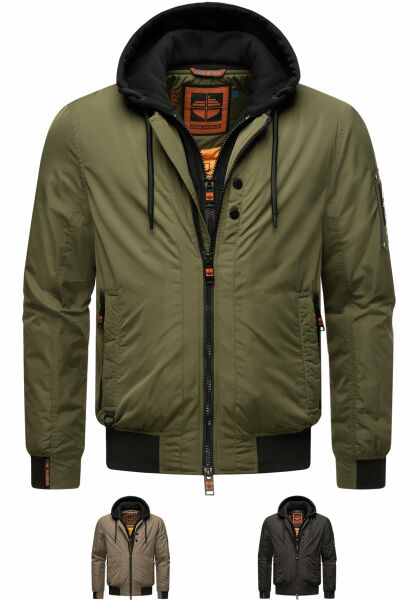 Marikoo Stone Harbour Hoobo Herren Bomber Jacke