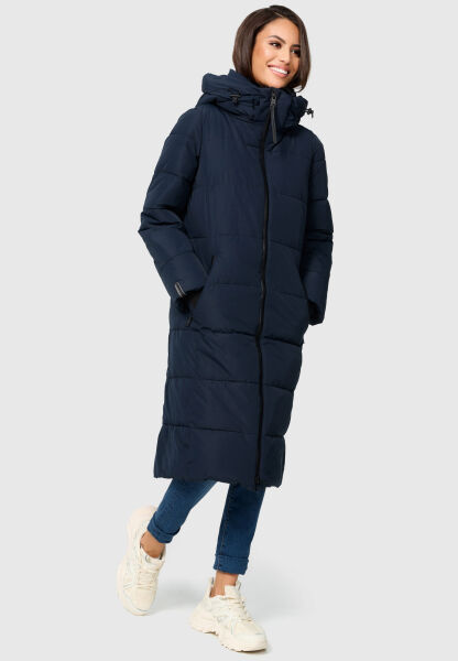 Marikoo Zuraraa Lange Damen Winter Steppjacke