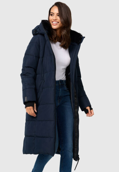 Marikoo Zuraraa Lange Damen Winter Steppjacke