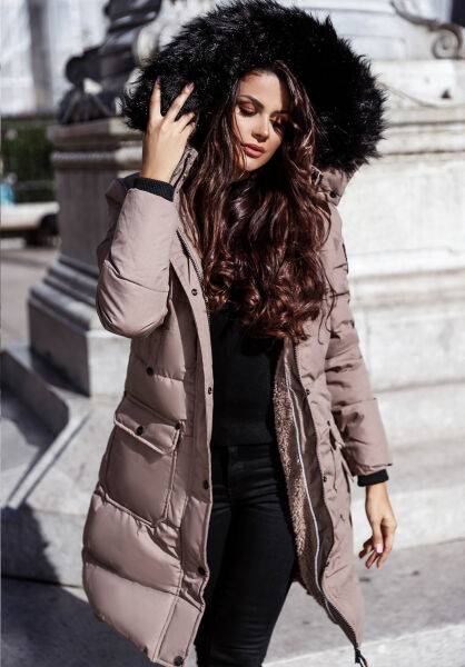 Marikoo Navahoo Cosimaa Damen Parka Winterjacke Mit Regenschirm Und Tragetasche