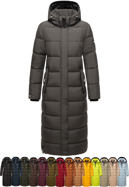 Marikoo Navahoo Isalie Damen lange Winterjacke gesteppt