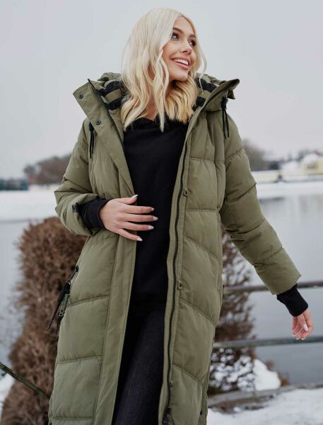 Marikoo Navahoo Kuschelmausi Lange Damen Winterjacke