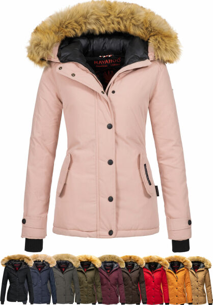 Marikoo Navahoo Laura warme Damen Winterjacke mit Kapuze