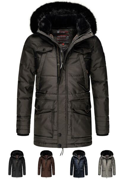 Marikoo Navahoo Luaan Herren Winterjacke mit Kapuze