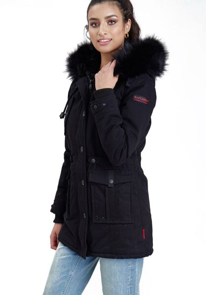 Marikoo Navahoo Luluna Damen Winterjacke Mit Kunstfell