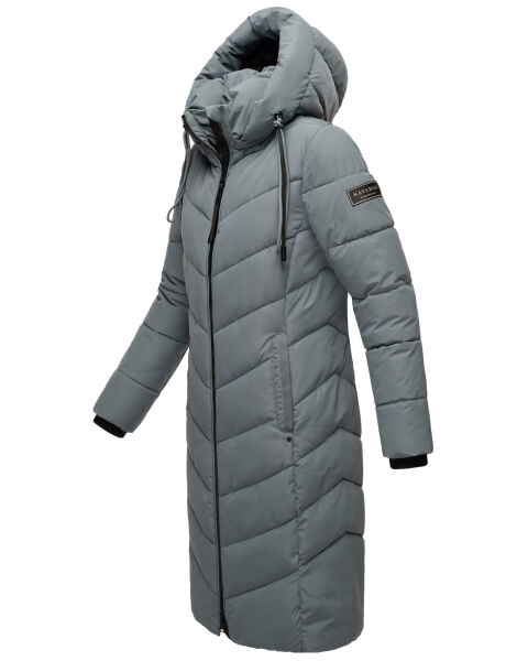 Marikoo Navahoo Sahnekatzi Damen Lange Winter Steppjacke