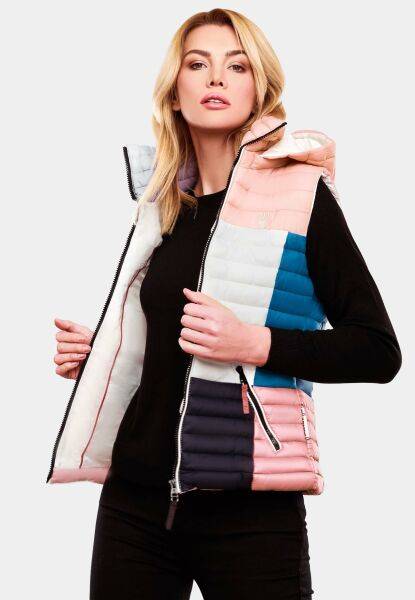 Marikoo Navahoo Shadaa Multikulti Damen Weste ärmellose Steppweste