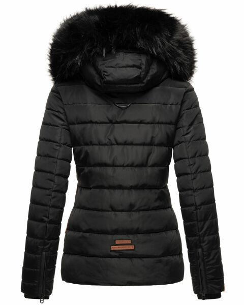 Marikoo Navahoo Wisteriaa Damen Winter Steppjacke Mit Kapuze Und Fellkragen