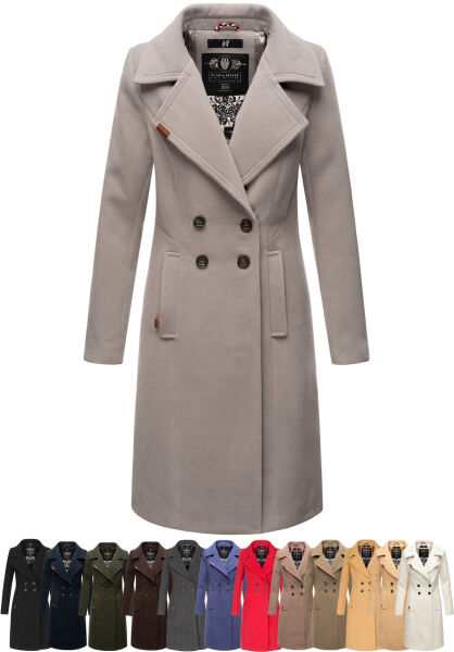 Marikoo Navahoo Wooly Damen Trenchcoat Winter Mantel Marikoo Navahoo Wooly Damen Trenchcoat Winter Mantel
