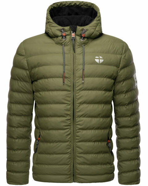 Marikoo Stone Harbour Zaharoo Wasserdichte Herren Regen Steppjacke