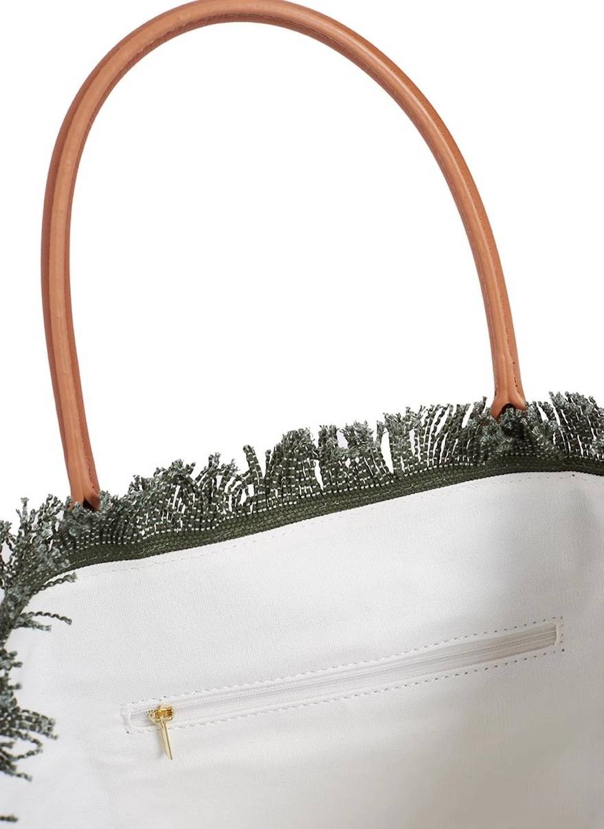 ACCESSOIRES Cap Ferrat Tote Olive