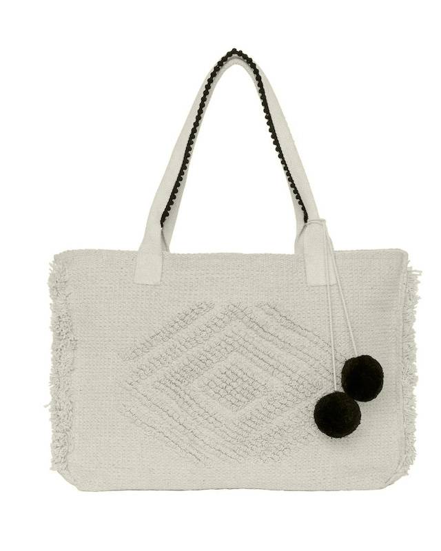 ACCESSOIRES Carpet gestrickte Strandtasche
