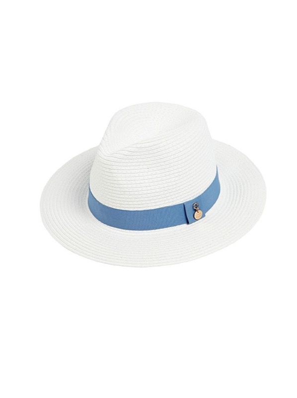 ACCESSOIRES Fedora Hut White/Cornflower