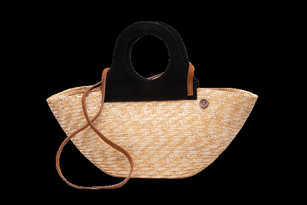 ACCESSOIRES Mini Tote Natur/Schwarz