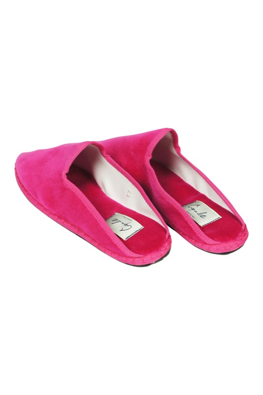 ACCESSOIRES Mules Aus Samt In Pink