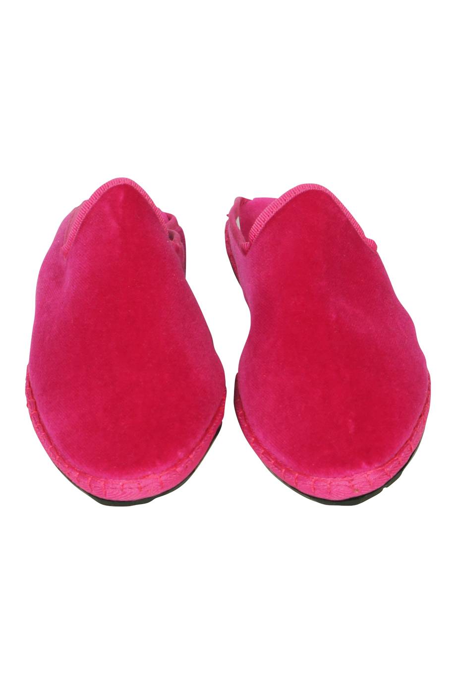 ACCESSOIRES Mules Aus Samt In Pink