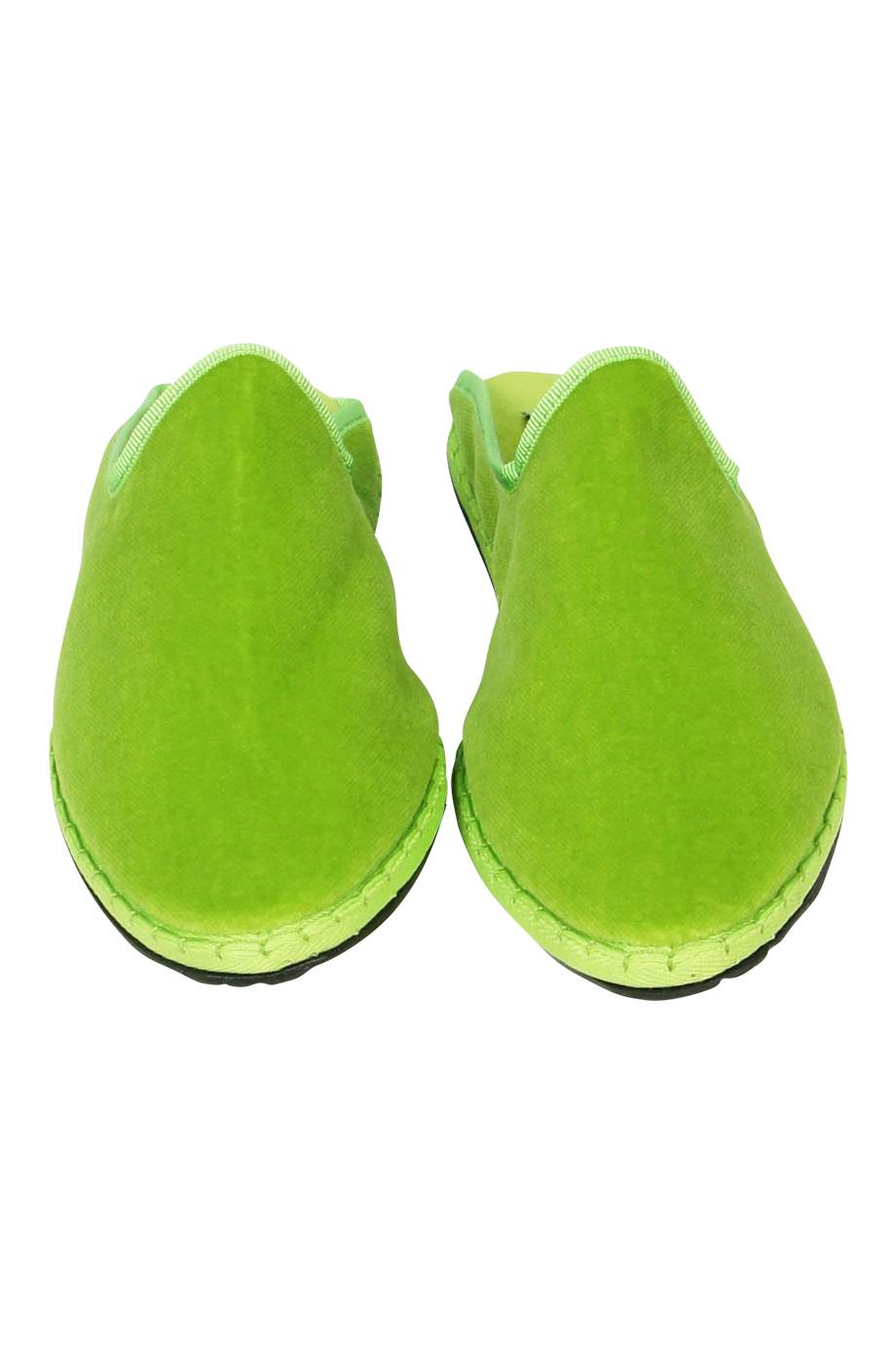 ACCESSOIRES Mules Aus Samt In Pistazie