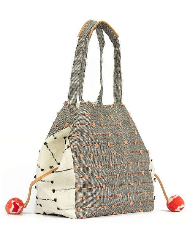 ACCESSOIRES Rosa Tasche Mit Fransen-Details