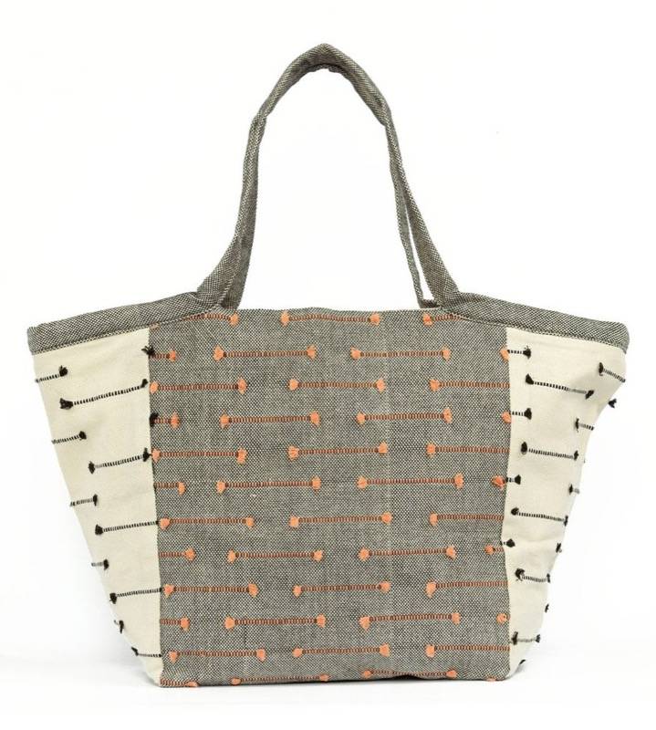 ACCESSOIRES Rosa Tasche Mit Fransen-Details