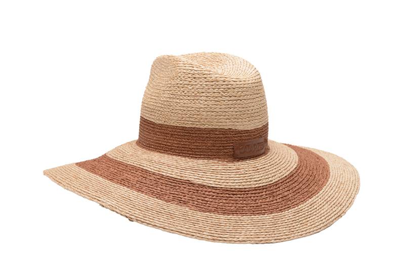 ACCESSOIRES Scirocco Hut Natur/Braun