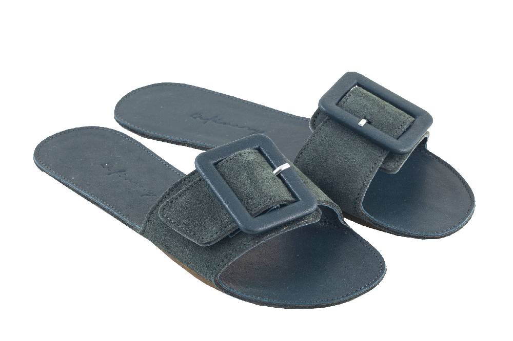 ACCESSOIRES The Loop Pantoletten in juniper