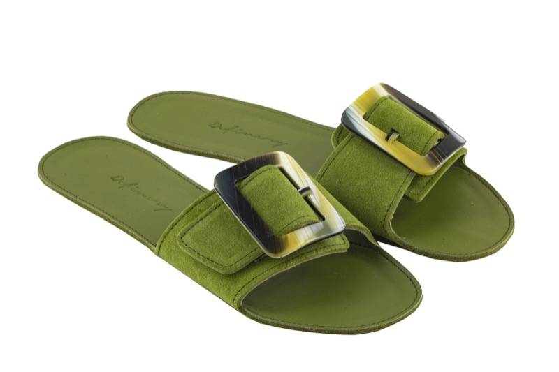 ACCESSOIRES The Loop Pantoletten in pistazie