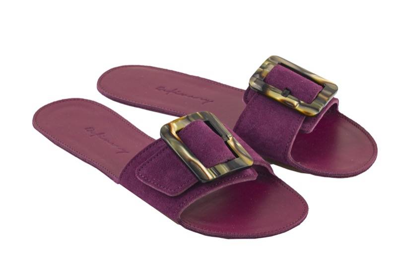 ACCESSOIRES The Loop Pantoletten in sangria