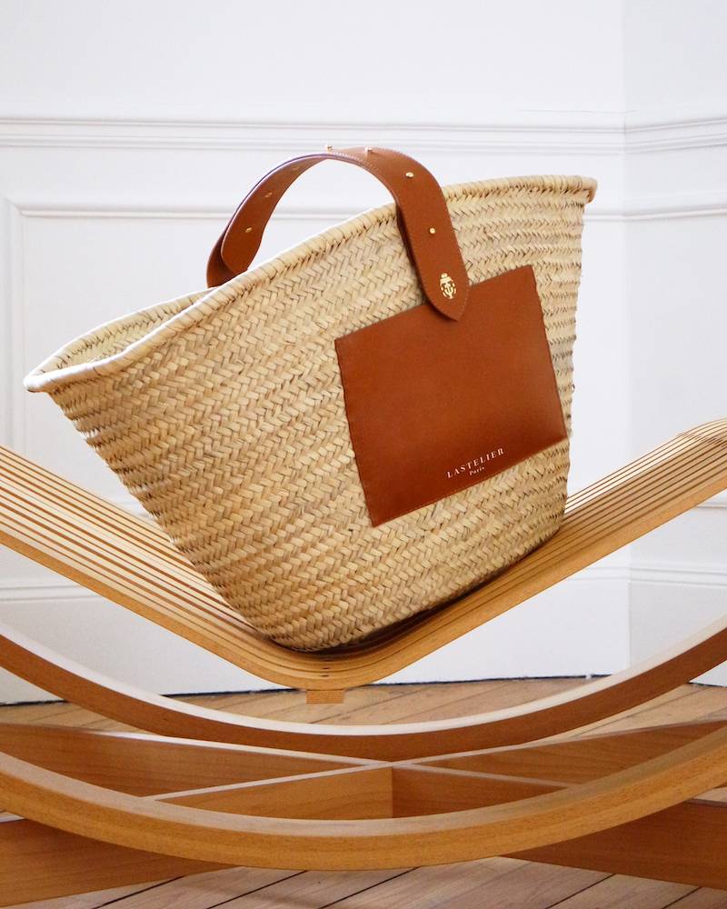 ACCESSOIRES Tulum Korbtasche Cognac