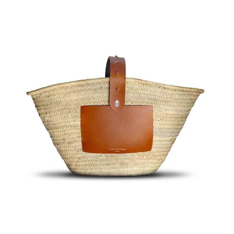 ACCESSOIRES Tulum Korbtasche Cognac