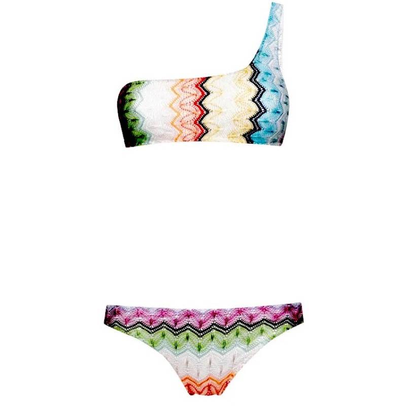 BIKINIS Asymmetrische Bikini Multicolor