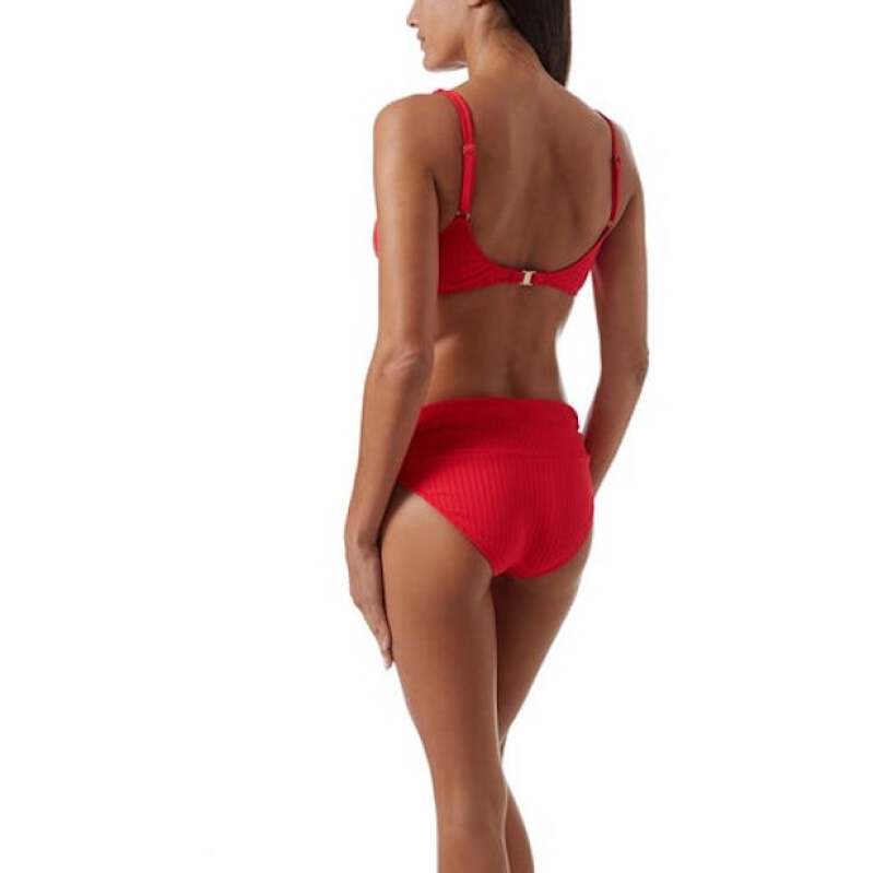BIKINIS Bel Air Bügel Bikini Red Ribbed