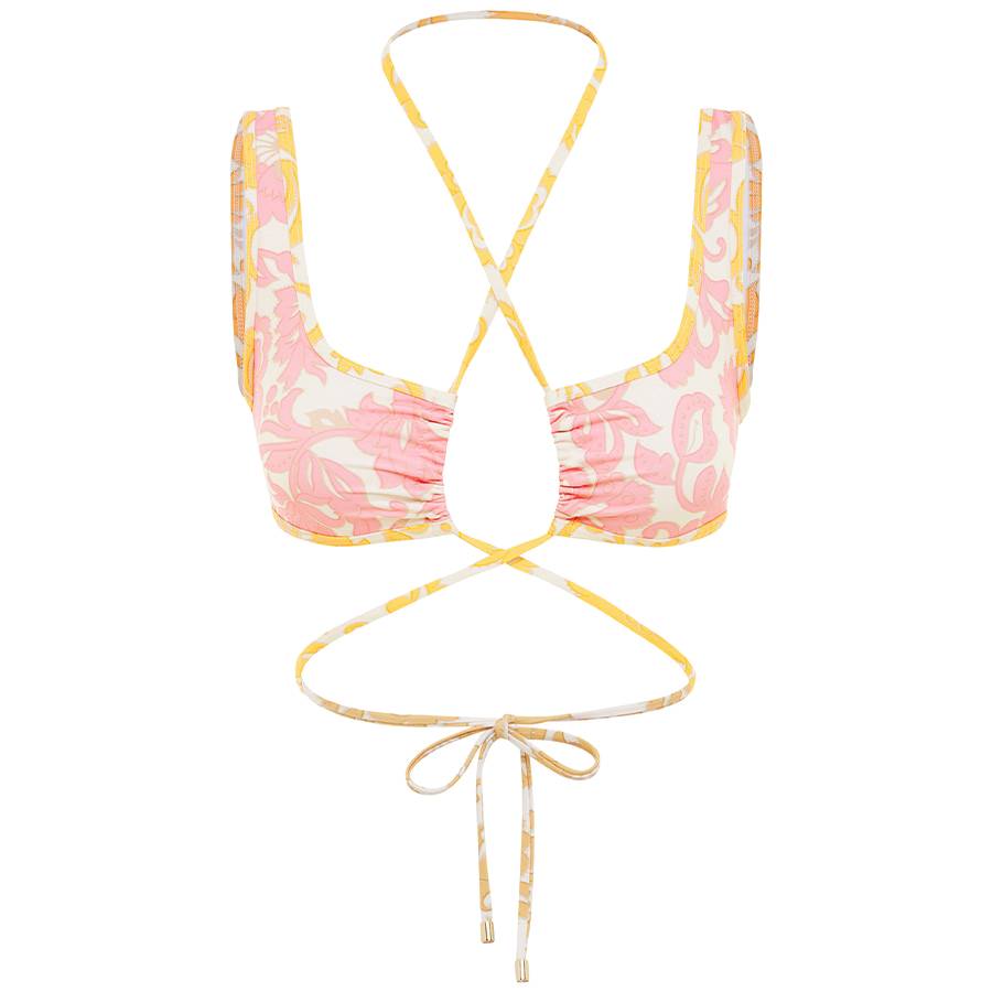 BIKINIS Folk Spliced Bikini