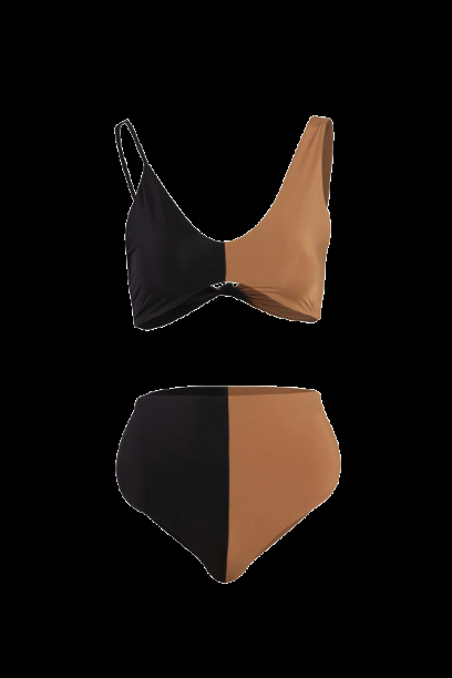 BIKINIS Mena Bikini Bronze/Schwarz