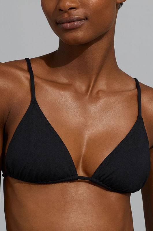 BIKINIS Mouna & Malou Triangle Bikini Noir